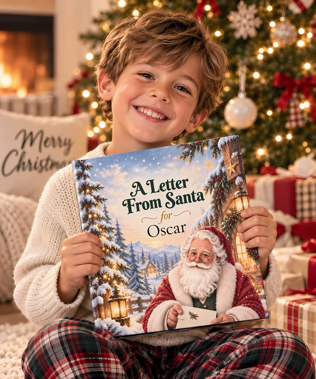 A Letter From Santa | Personalized Christmas Hardcover for Little Believers