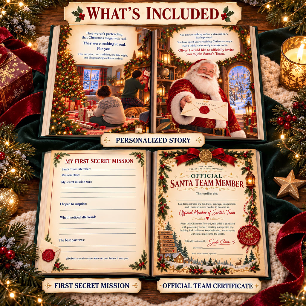 A Letter From Santa | Personalized Christmas Hardcover for Little Believers