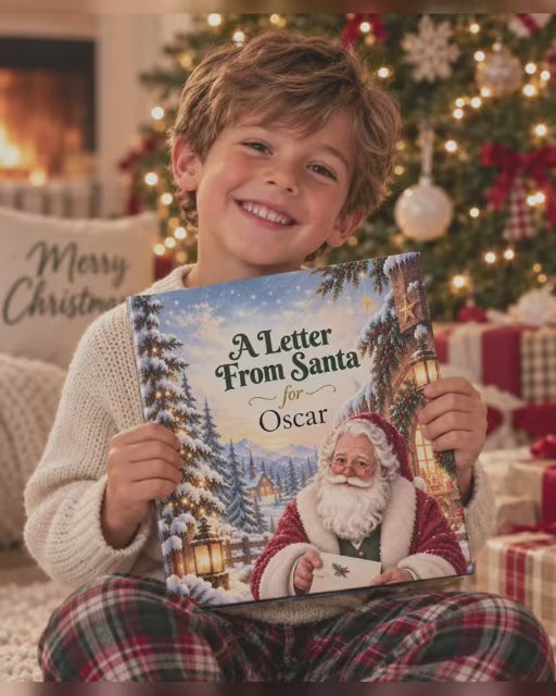 A Letter From Santa | Personalized Christmas Hardcover for Little Believers